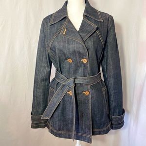 Ag Adriano Goldschmied denim trench coat - size Large with tag